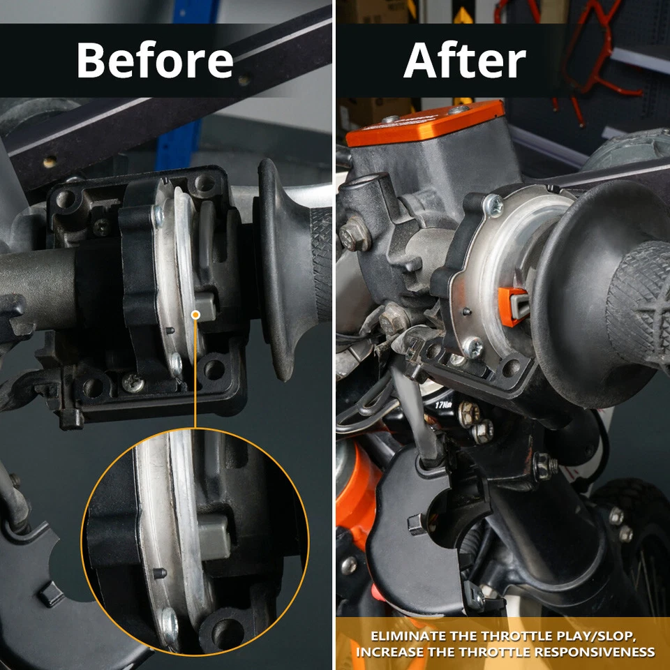 Kit espaciador acelerador aluminio para KTM 1090 Adventure 17-19/1190 Adventure 14-16 Foto 4 de 4