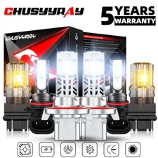 FOR 2004-2014 Ford F150 LED Headlight Hi/Lo  Fog Light Turn Signal Bulbs Combo