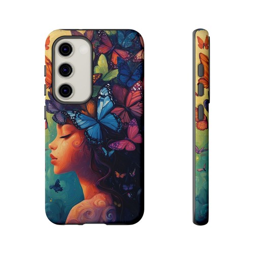 Butterflies Girl Beauty Phone Case for iPhone, Samsung Galaxy, Pixel - 第 191/240 張圖片