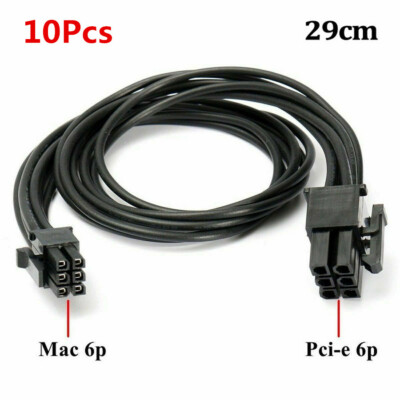 10x Mini 6 Pin an PCIE 6PIN GPU Grafik Grafikkarte Netzkabel Für Mac G5 Pro