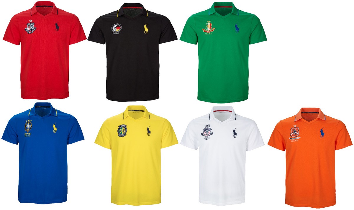 Ralph Lauren Mens Wicking Big Pony World Cup Country Crest Sport
