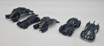 Mattel Hot Wheels & DC Comics Batmobil Konvolut Fünf Autos Schwarz