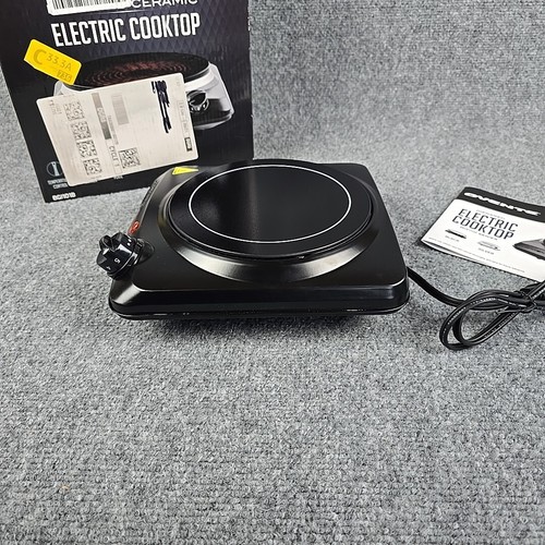 OVENTE Electric Countertop Infrared Burner 7" Ceramic Glass BGI101B – Works - Picture 4 of 15