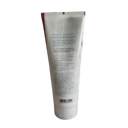 Bath & Body Works 'Japanese Cherry Blossom' Ultra Shea Body Cream 8oz NEW - Picture 2 of 2
