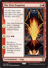 MTG - The First Eruption - Dominaria - NM, English Magic FLAT RATE SHIP
