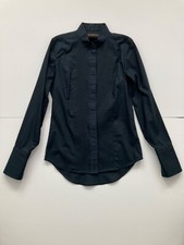 Ben Sherman Damen Shirt schwarz Gr. XS gerafft/Plissee vorne