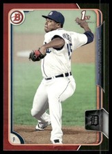 2015 Bowman Prospects Asia Black-Red BP139 Jose Valdez Tigers