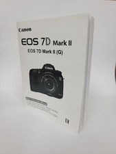 Canon EOS 7D Mark II Instruction Owners Manual EOS 7D II Book NEW