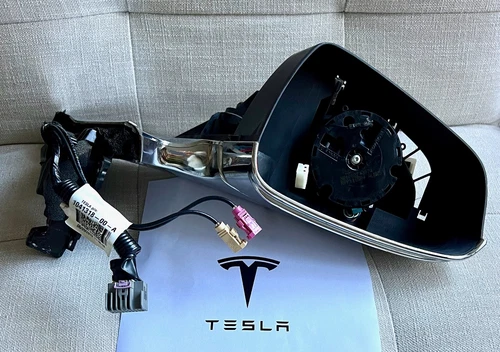 2012-20 Tesla Model S MS Passenger Side Mirror Assy Right Chrome 104131800A OEM