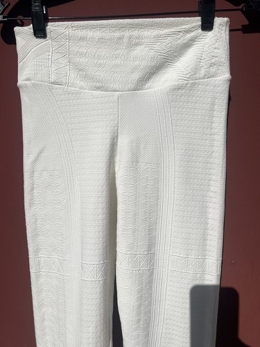 Leggings COCO on The Go bianchi Jaquard geometrici testurizzati taglia XL - Foto 11 di 14