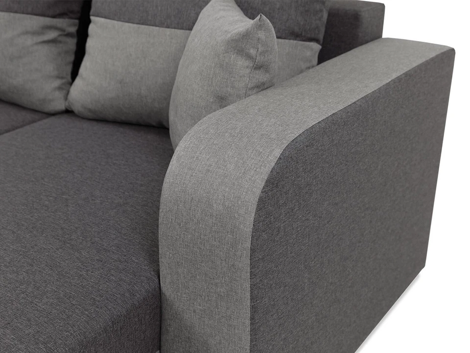 Ecksofa Humberis mit Bettkasten Schlaffunktion Wohnzimmer Polsterecke Design M24 - Bild 3 von 4