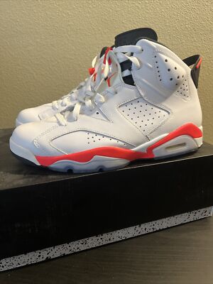Air Jordan 6 Infrared White Black Crimson Infrared Size 11 