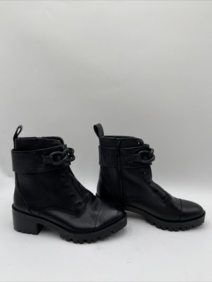 Women s Karl Lagerfeld Paris Pepper Lug Boots Black Size 7M/37.5