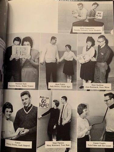 North High School Yearbook 1962 "Northern Lights" 62 Akron, Ohio OH - Picture 6 of 7