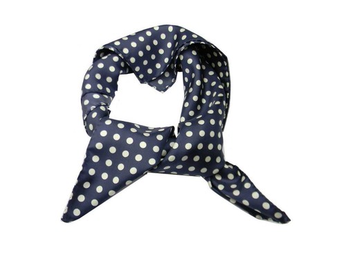 FOULARD UOMO di SETA STAMPATA FAZZOLETTO DA COLLO BLU CASHECOL MODA GIOVANE - Photo 3/15