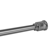Elegant Home Fashhions Bottle Cap Shower Rod, Chrome on sale Elegant Home Fashhions Bottle Cap Shower Rod, Chrome on sale