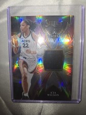 Aja Wilson Patch No.15 Panini Sparks Card
