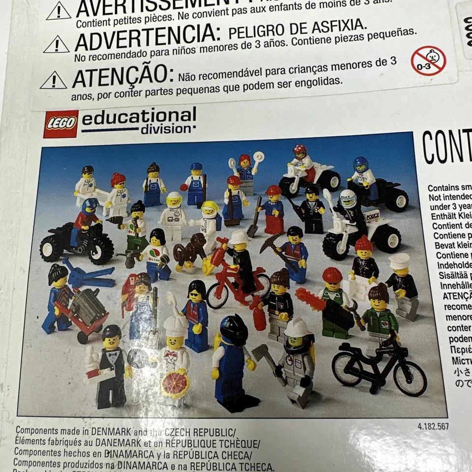 LEGO 9293 RARO Trabajadores Comunitarios Nuevo en Caja División Educativa MUY RARO Foto 3 de 4