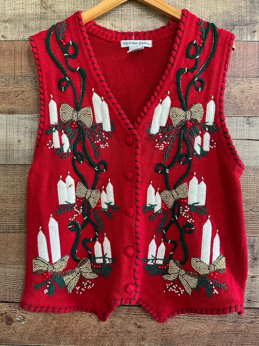 Womens christmas vest clearance tops