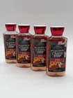 Bath & Body Works Sugared Cherry Crisp Shower Gel Aloe & Vit E Set of 4 Bottles