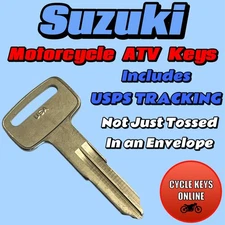 Suzuki Motorcycle ATV keys Cut to Code spare key codes D79010-D79897