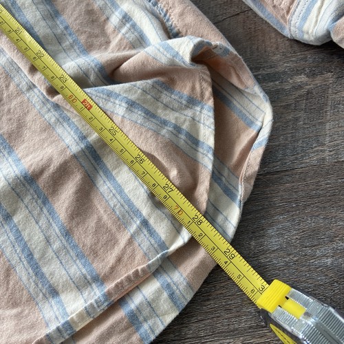 J.CREW Men's The Broken-In Oxford Button Down Organic Cotton Striped Sz Large - Picture 4 of 4