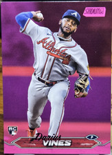 2024 Topps Stadium Club RC Pink Foil Darius Vines (Braves) #95 (NM) Free Rtns