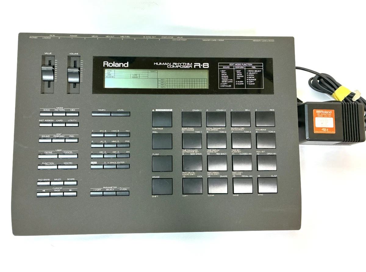 【レア品】RolandヒューマンリズムコンポーザーR-8 動作問題なし roland r8 drum machine products for sale | eBay