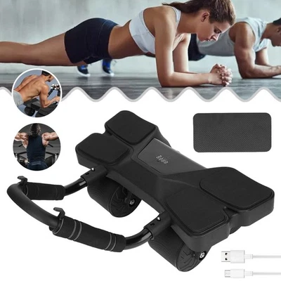 MARKENLOS Bauchroller Bauchmuskeltrainer Roller Rebound Bauchmuskeltraining Fitnessgeräte