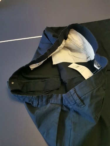 NEW MEN'S ALPHAR ONE NAVY CHINO TROUSERS Waist 38 inch, NWT - Picture 19 of 20