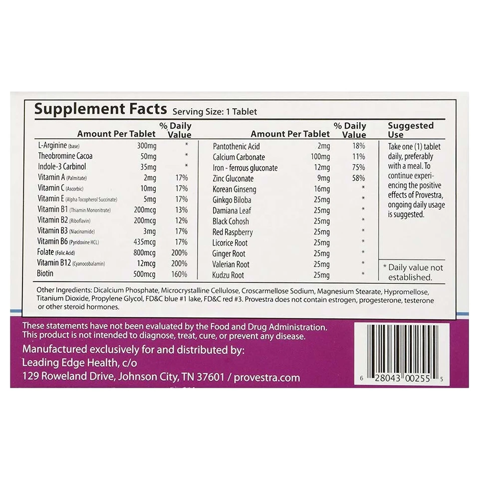 PROVESTRA Mejora de la Libido Femenina MEJORES Instant Drive X Píldoras de Excitación para Mujeres Foto 2 de 4