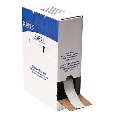 Brady Bm-21-427 Wraparound Label, White, Vinyl, 1 In W