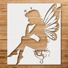 Enchanting Fairy Stencil for Unique Crafting Projects - StencilAir