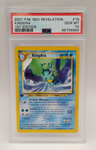 Kingdra (1st Edition) graded PSA 10 for sale on eBay
