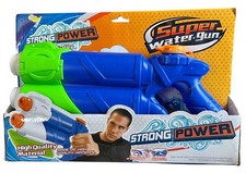 New Super Soaker Double Barrel Water Blaster Squirt Gun Summer Fun Outdoor Toy