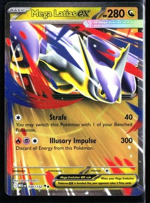 2025 Mega Evolution Series - Mega Evolution Mega Latias ex #100 Double Rare Holo