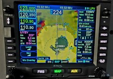 Avidyne IFD 540 NAV/COM/GPS w/ King KI-206 VOR LOC GS and wireless keyboard