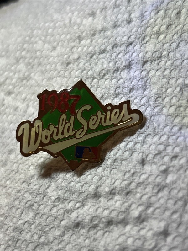 1987 World Series Peter David Pin- Vintage Minnesota Twins