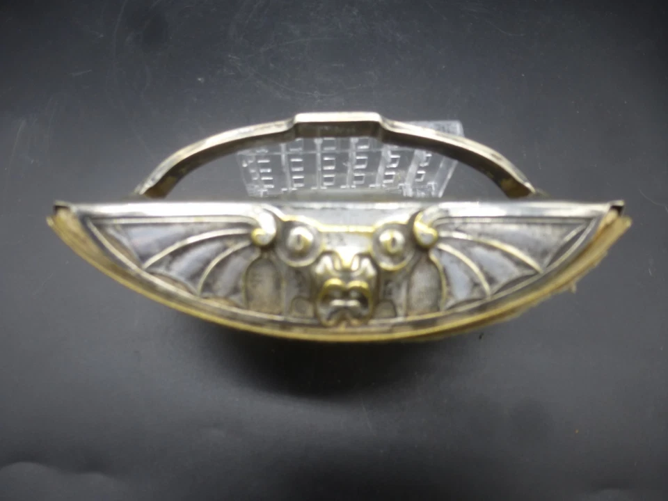 München Jugendstil Löschwiege Teufelsmaske Fledermaus Charybdis Hengeler? Heine? - Bild 3 von 4