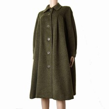 Dior PRETA-PORTER A-line Coat No. 9 M Used Good Condition