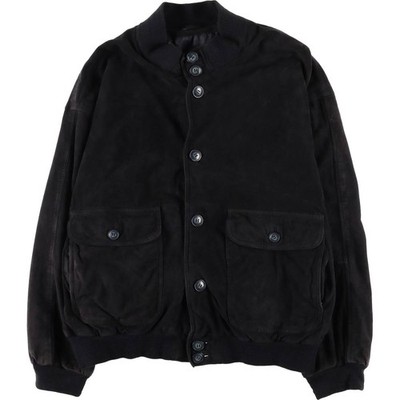 Used Valstar Jacket Suede Leather Blouson M.FLUES Men's L equivalent