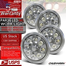 4.5 Round Led Lights 4 Pack For International Tractor 1026-1456 Series