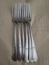 6 Oneida Oneidacraft SENTINEL Dinner Table Forks Stainless Steel 