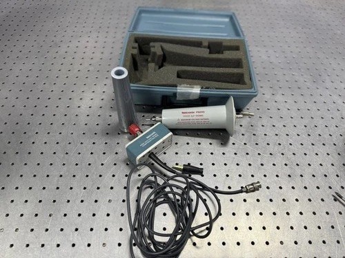 Tektronix P6015 High Voltage Probe 1000X 3pF 100MΩ w/ Case & Comp Box – As-Is - Picture 1 of 10