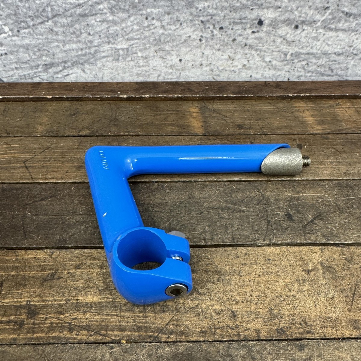 Vintage Nitto Quill Stem Blue 26mm Clamp Alloy 22.2 Quill Japan 1