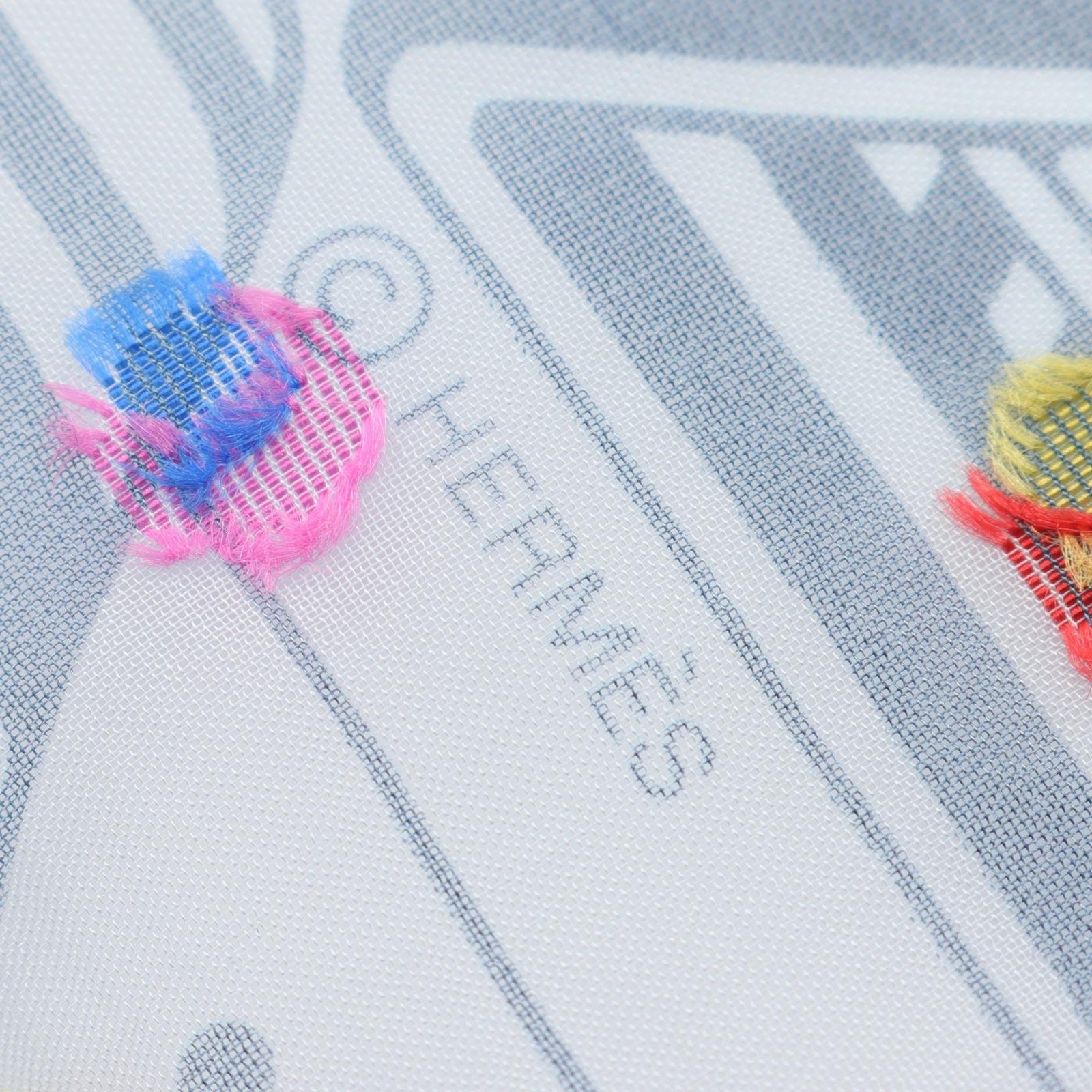 Hermes 60 SANGLES EN ZIGZAG BANBANA Scarf Silk r0_0209 thumbnail 2