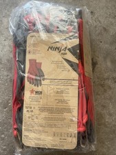 BULK (12) MCR N9680 RED Ninja Flex Latex Palm Coated Protective Work Gloves XXL