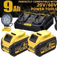 For DEWALT DCB609-2 FLEXVOLT 20V 60V MAX 9Ah Lithium-ion Battery DCB612/Charger
