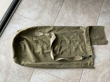 WWII US Army Canvas Duffle Bag Light Green, Good Used Condition