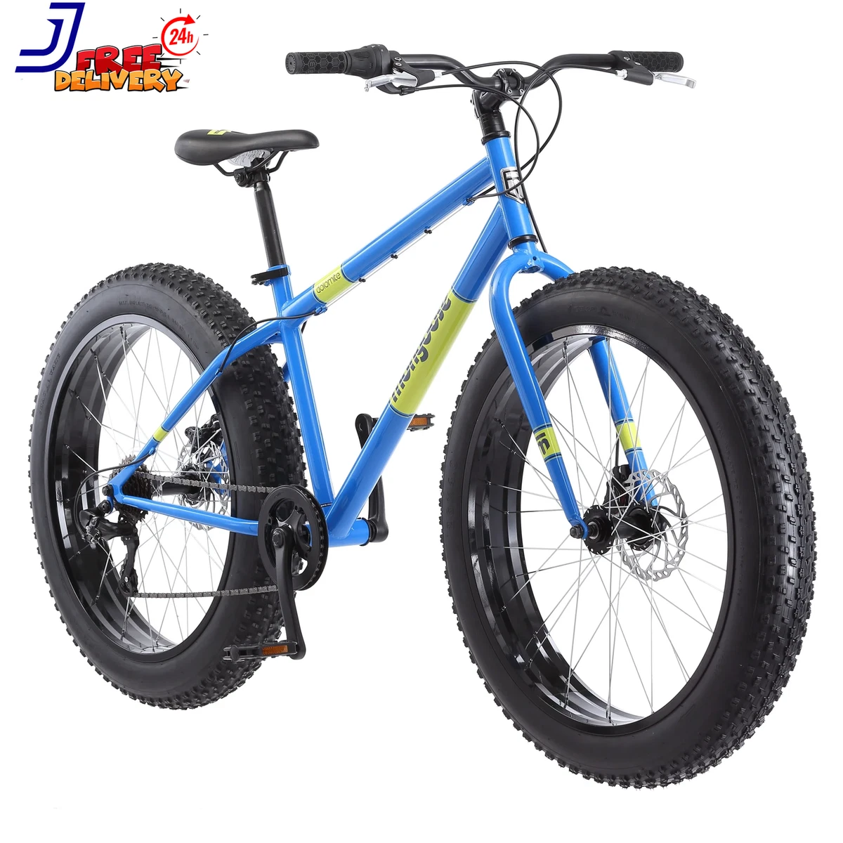 GOOD YEAR[グッドイヤー]26吋 FAT BIKE アルミ/7Speed/ブルー Amazon 